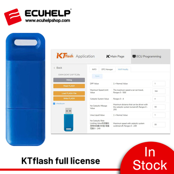 ECUHELP KTflash KT Flash Dongle with Full Software Licence for J2534 Hardware(20 License)