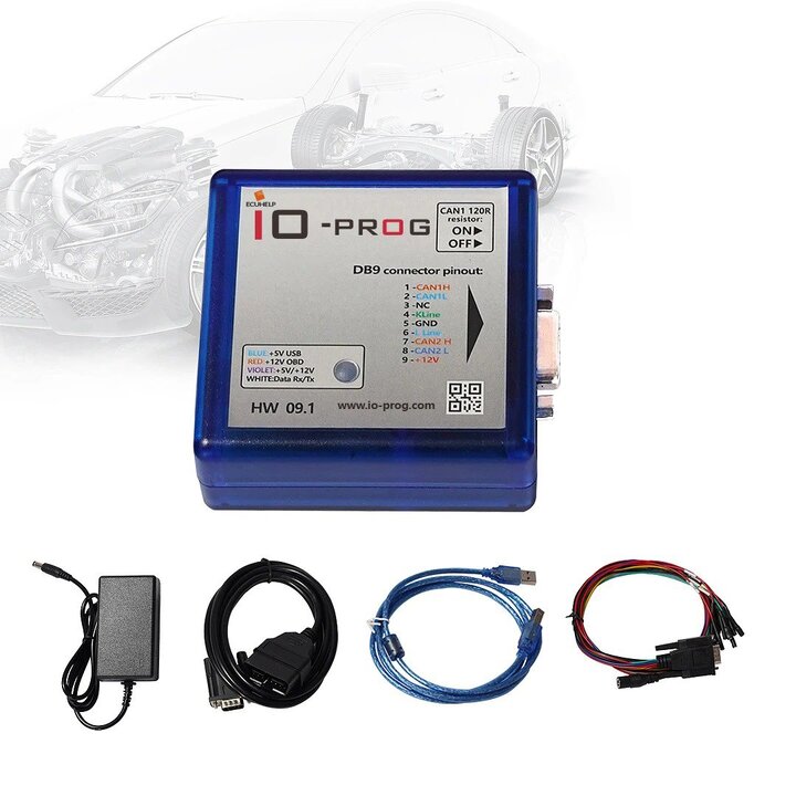 ECUHELP IO-PROG IO Prog Opel GM ECU Programmer via OBD / on Bench (Basic Version)