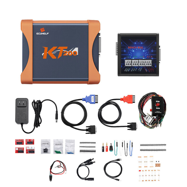 2023 ECUHELP KT200 ECU Programmer Full Version for Car Truck Motorbike Tractor Boat [with Suitcase]