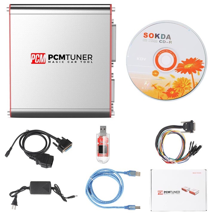 V1.2.7 PCMtuner ECU Programmer with 67 Software Modules Pinout Diagram with Free Damaos