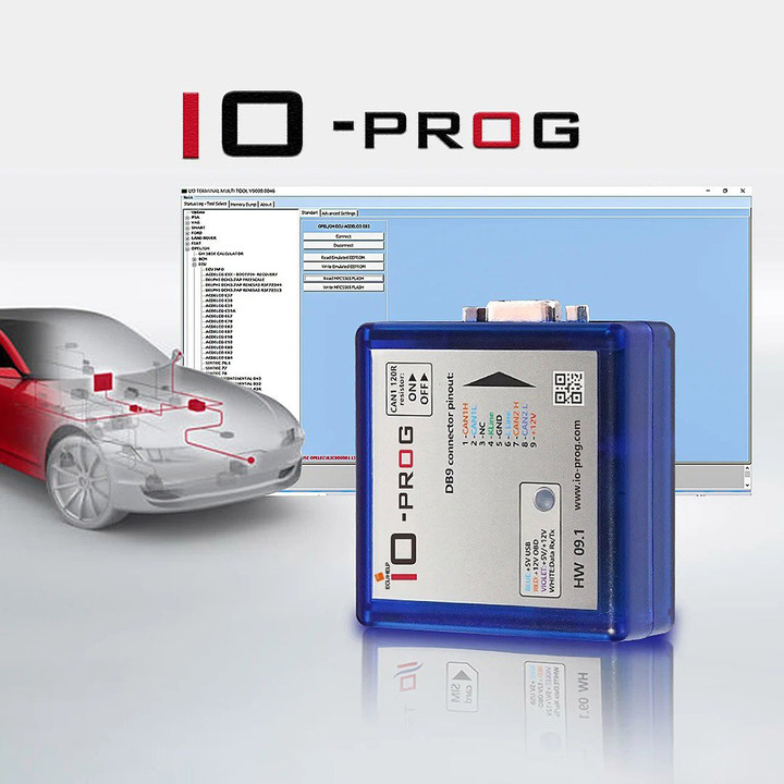 ECUHELP IO-PROG Opel GM ECU BCM EPS TCM Programmer Terminal Multi for by OBD or on Bench [Full Version]