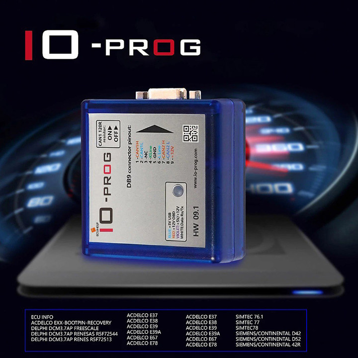 ECUHELP IO-PROG Opel GM ECU BCM EPS TCM Programmer Terminal Multi for by OBD or on Bench [Full Version]