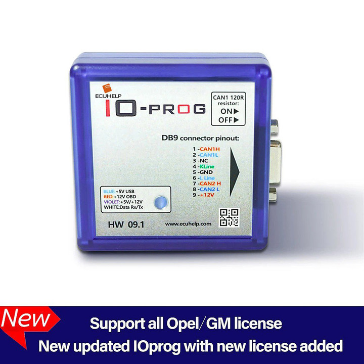 ECUHELP IO-PROG Opel GM ECU BCM EPS TCM Programmer Terminal Multi for by OBD or on Bench [Full Version]