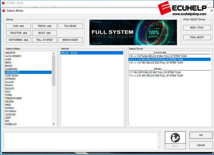 [In Suitcase] ECUHELP KT200 ECU Programmer Full Version for Car Truck Motorbike Tractor Boat Get Free Gift