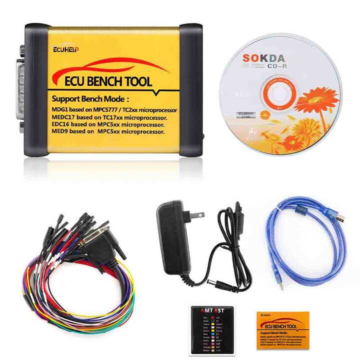 [AMT Software] ECUHELP ECU Bench Tool Full Version with License MD1 MG1 EDC16 MED9 ECUs No Need Open ECU