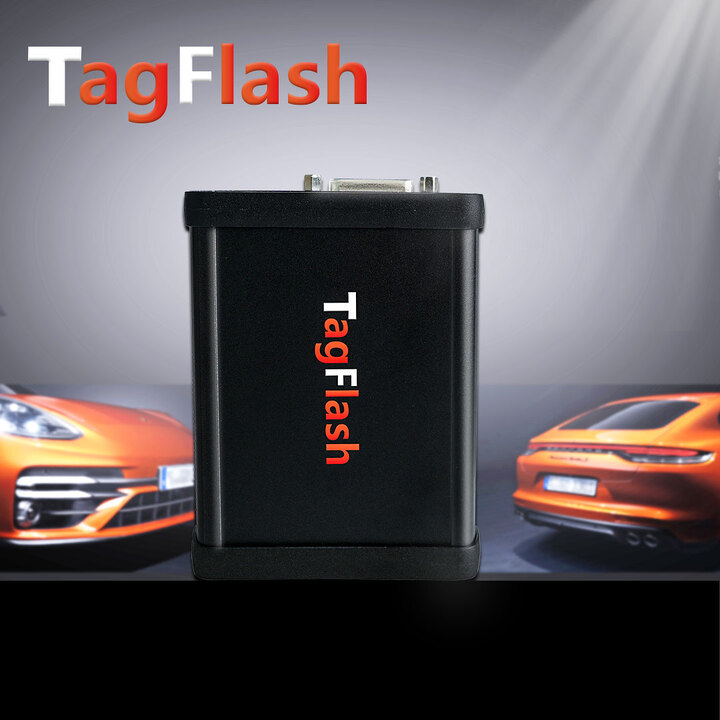 [Carton Box] TagFlash Tag Flash ECU Programmer BENCH / OBD / BOOT / BDM / JTAG mode Full reading (MICROEEROM)