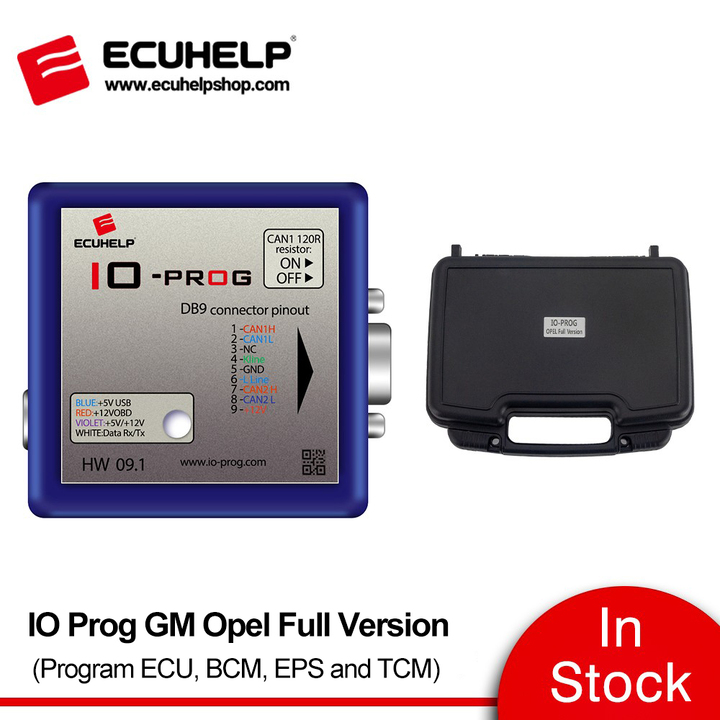 ECUHELP IO-PROG Opel GM ECU BCM EPS TCM Programmer Terminal Multi for by OBD or on Bench [Full Version]