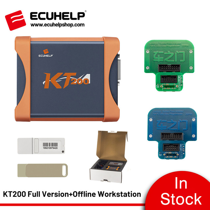 ECUHELP KT200 Full Version + Offline Dongle + Toyota Lexus BDM / Jtag Adapter+Free Gift KTflash Dongle