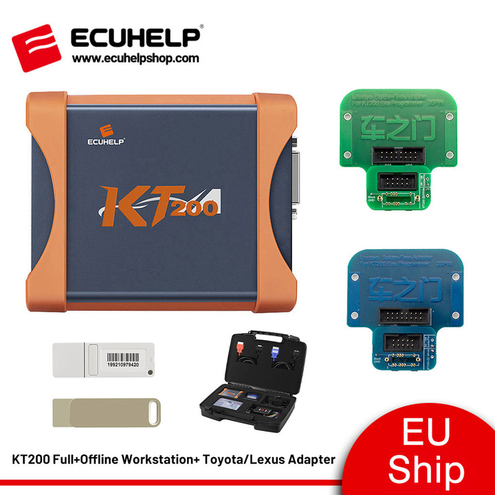 ECUHELP KT200 Offline Workstation + Toyota Lexus BDM / Jtag Adapter [with Suitcase]