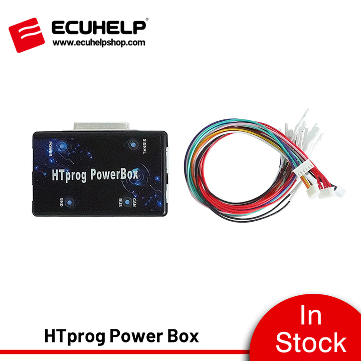 ECUHELP HTprog Power Box for HTprog ECU Programmer / ECU Clone Tool etc Support on Bench / Boot / BDM