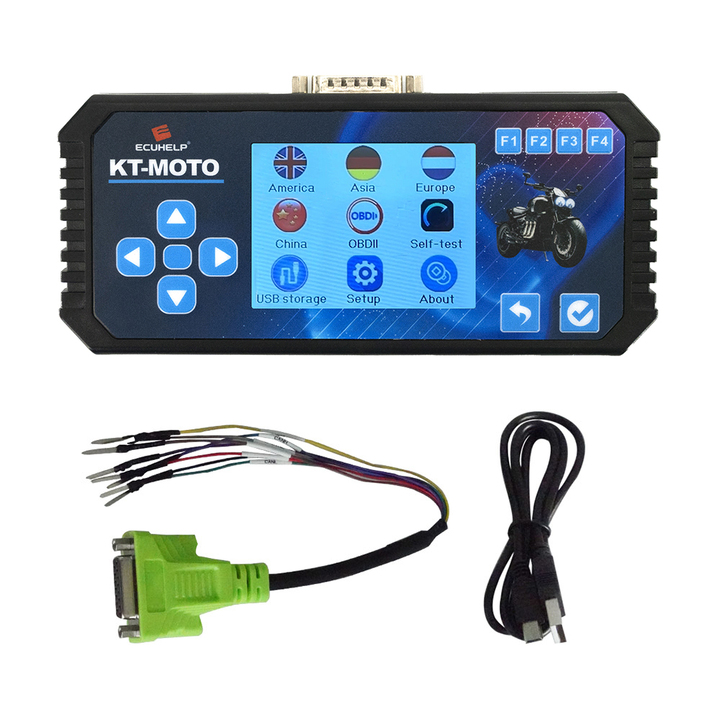 ECUHELP KT-MOTO Motorcycle Scaner Motorbike Diagnostic Tool for Diagnosing Fault Code and Faster Repair