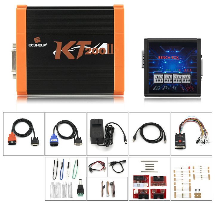 [Carton Box] ECUHELP KT200II ECU TCU Programmer Full Version for Car Truck Motorbike Tractor Boat