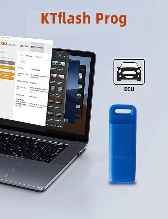 ECUHELP KTFlash KT Flash Software Dongle, used with j2534 hardware (PCMTuner, PCM Tool, Scanmatik, K-T-M Tool etc), support DTC Remove  and Map modify