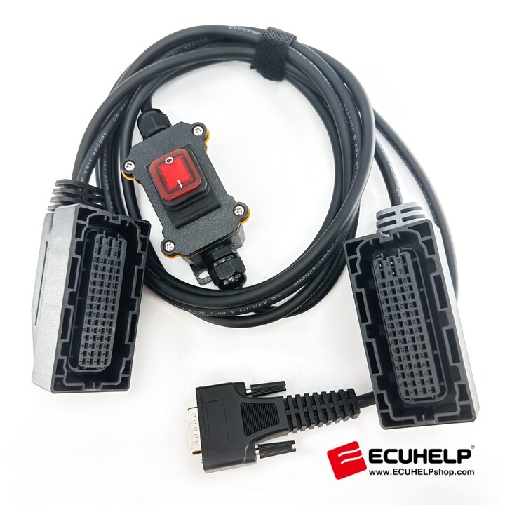 Volvo Renault TRW EMS2.X Bench Cable for KT200 II & KT200,Supports TRW EMS 2.2, EMS 2.3, EMS 2.4