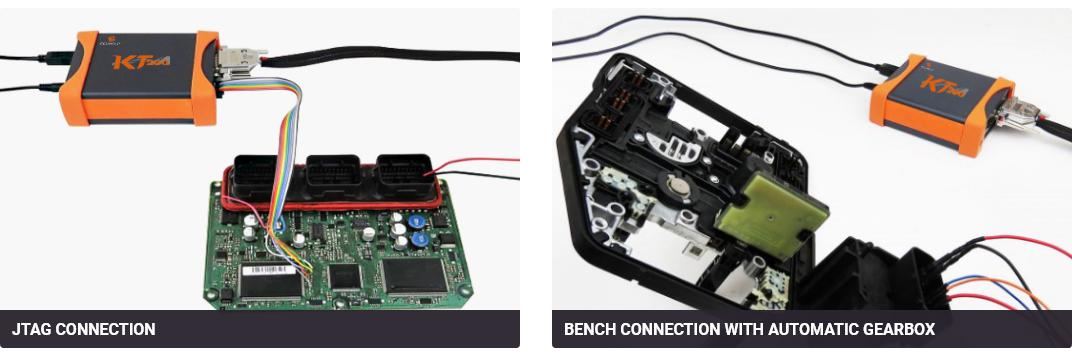 ecuhelp kt200 connection jtag bench