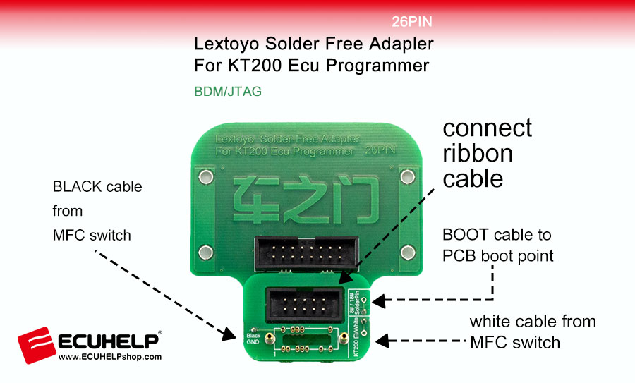 connect ToyLexus Toyota Lexus BDM adapter