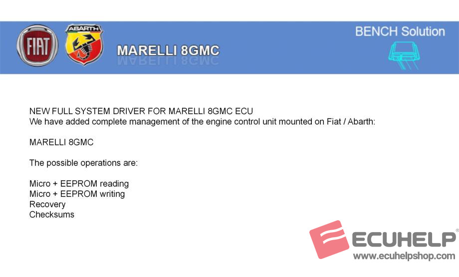 KT200II Read Write Marelli 8GMC OK