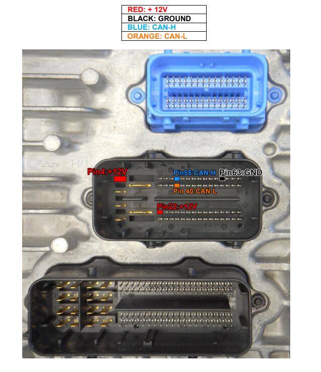 KT200 read and write Opel Delco E98 ECU-02