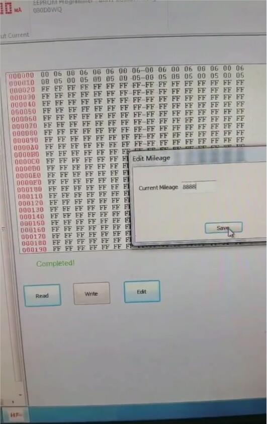 HTprog BMW 080D0WQ eeprom read write mileage edit