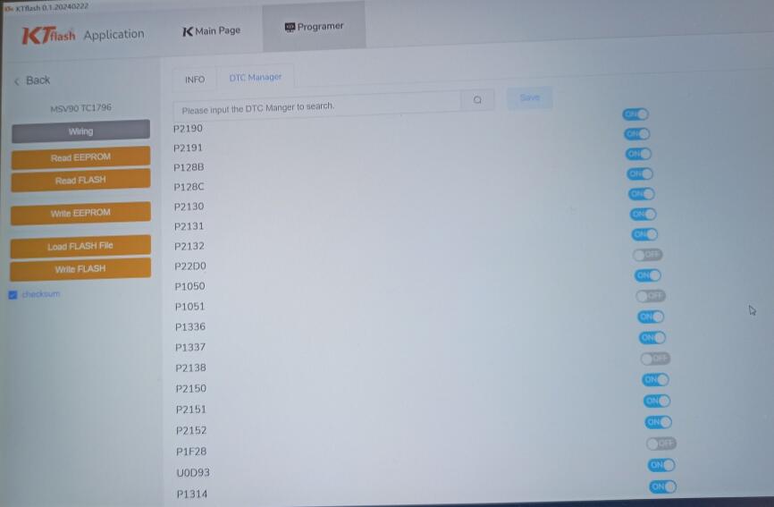 KTflash reads and writes Continental MSV90 data-02