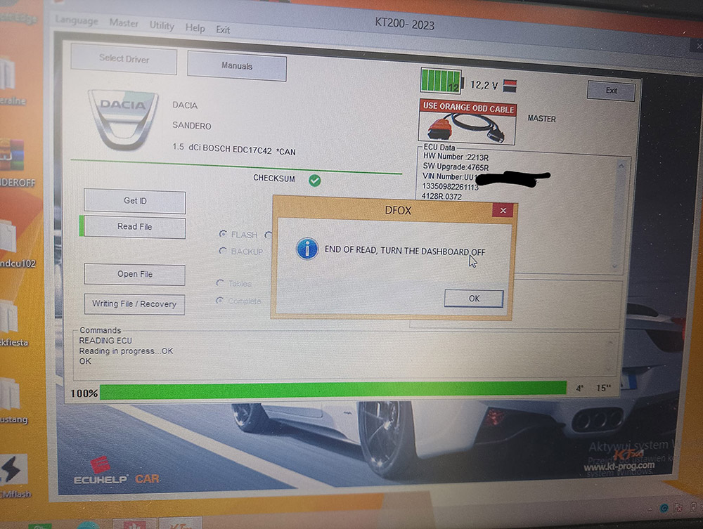 KT200II read Bosch edc 17C42