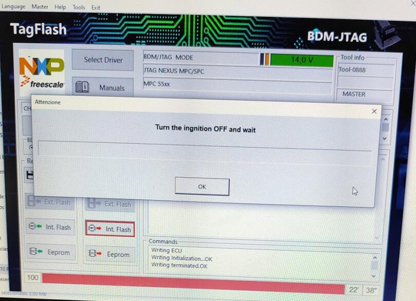 TagFlash R/W Peugeot Dcm3.5 obd Mode
