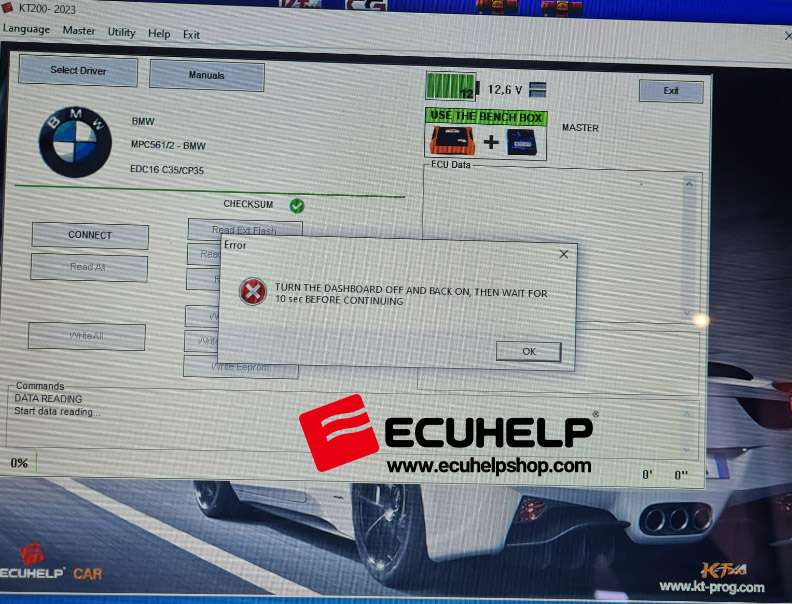 how to use ecuhelp kt200-13