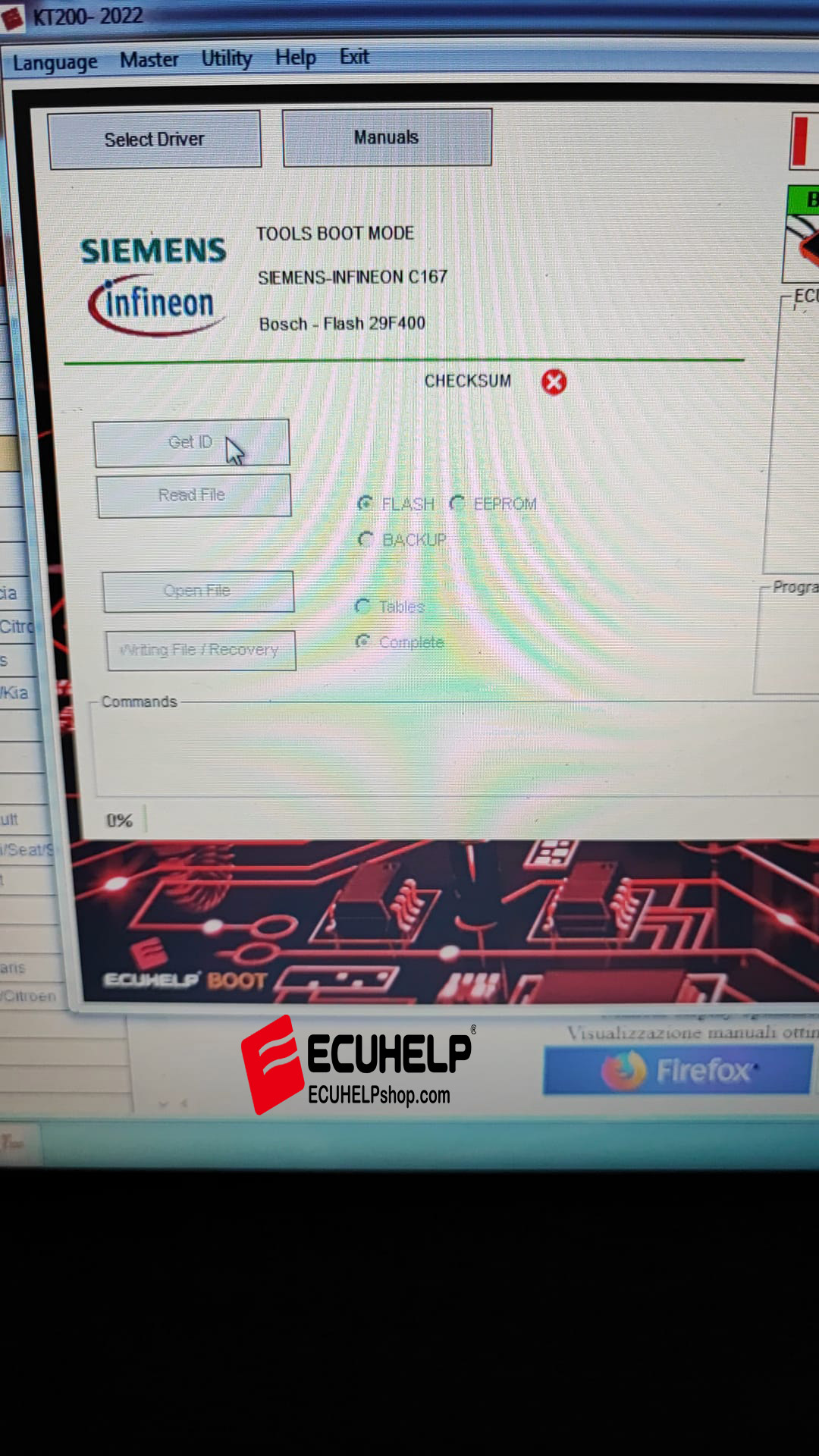  ECUHELP KT200 driver stay gray solution