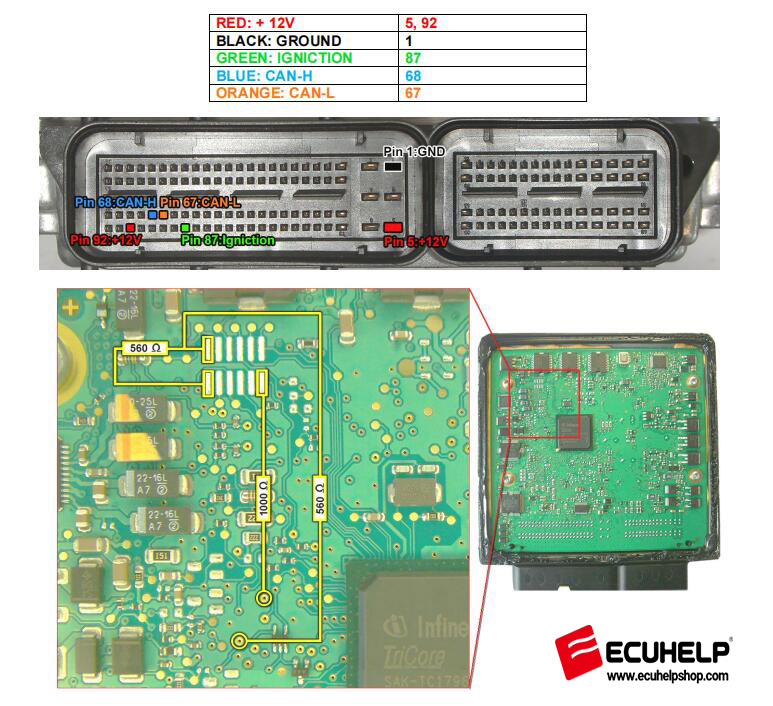 ECUHELP KT200 car truck version unlock VW Simos PCR2.1-05