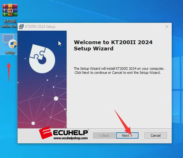 ECUHELP KT200II 2024 Software Installation Guide