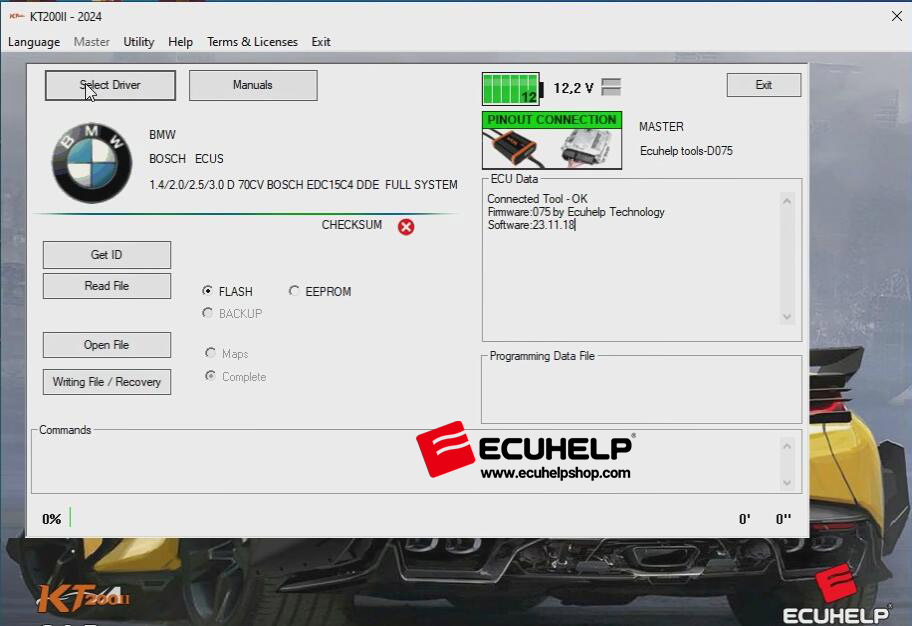 ECUHELP KT200II 2024 Software Installation Instruction