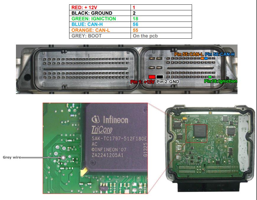 KT200 Write EDC17C50 Boot mode-01