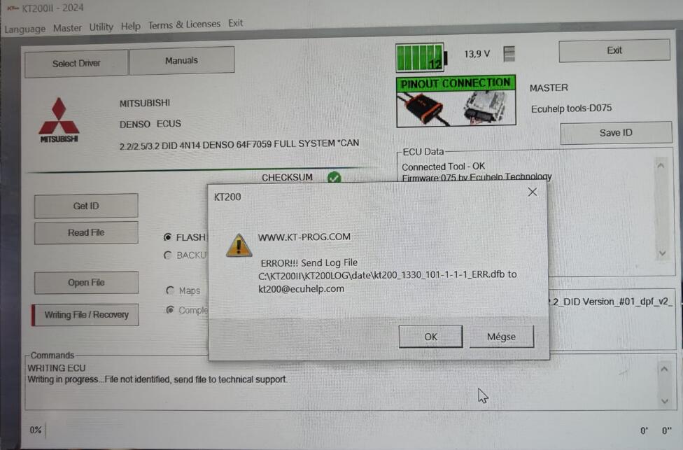 KT200 II Mitsubishi Denso 64F7059 Full System File not identified-02