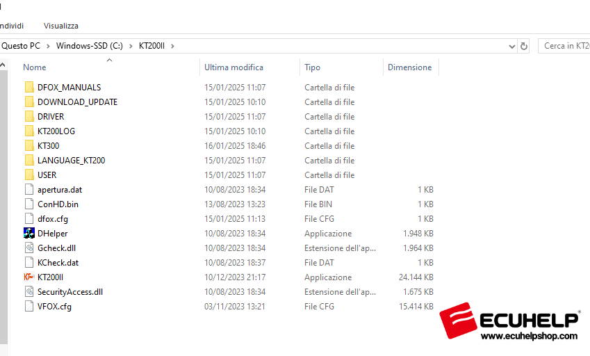  Fix ECUHELP KT200II Not Opening Due to Missing File-01