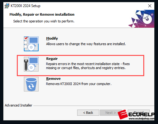  Fix ECUHELP KT200II Not Opening Due to Missing File-03