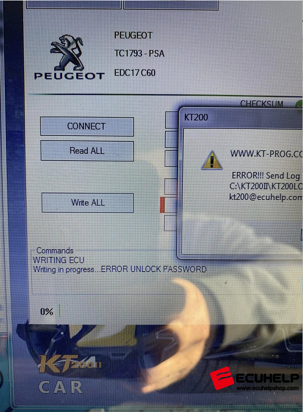 KT200II Peugeot EDC17C60 Error Unlock Password-02